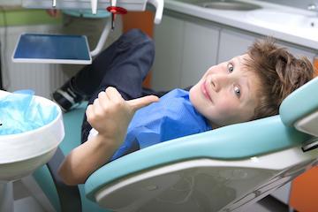 Child at the dentist in Jonesboro