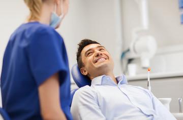 man at dentist | dental extractions jonesboro ar