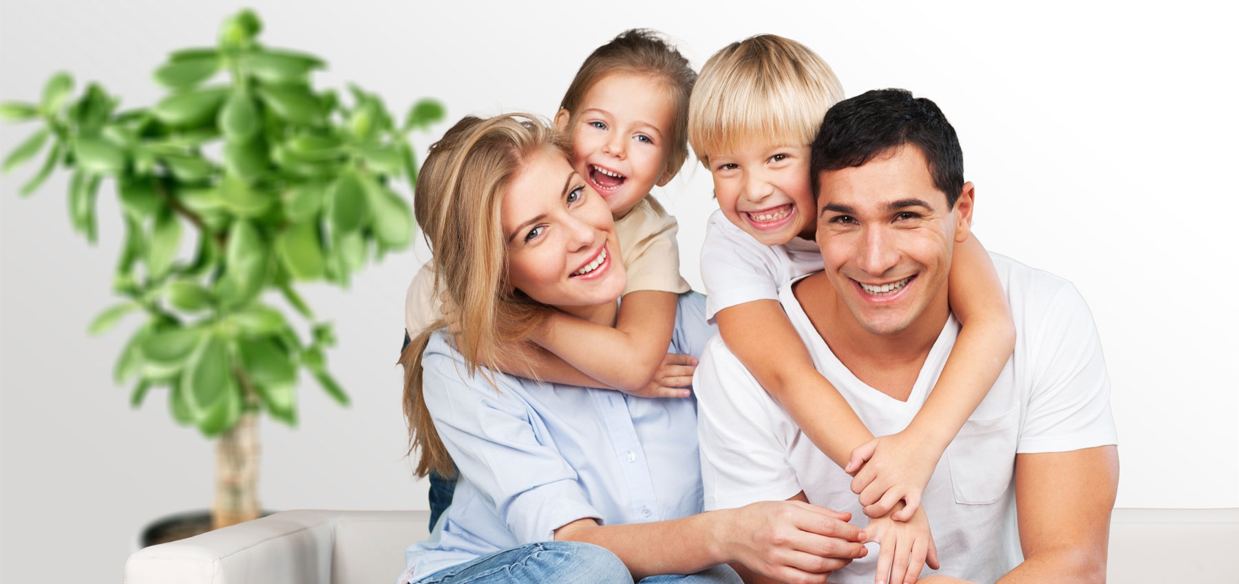 Anthony Bartels DDS Smiling family